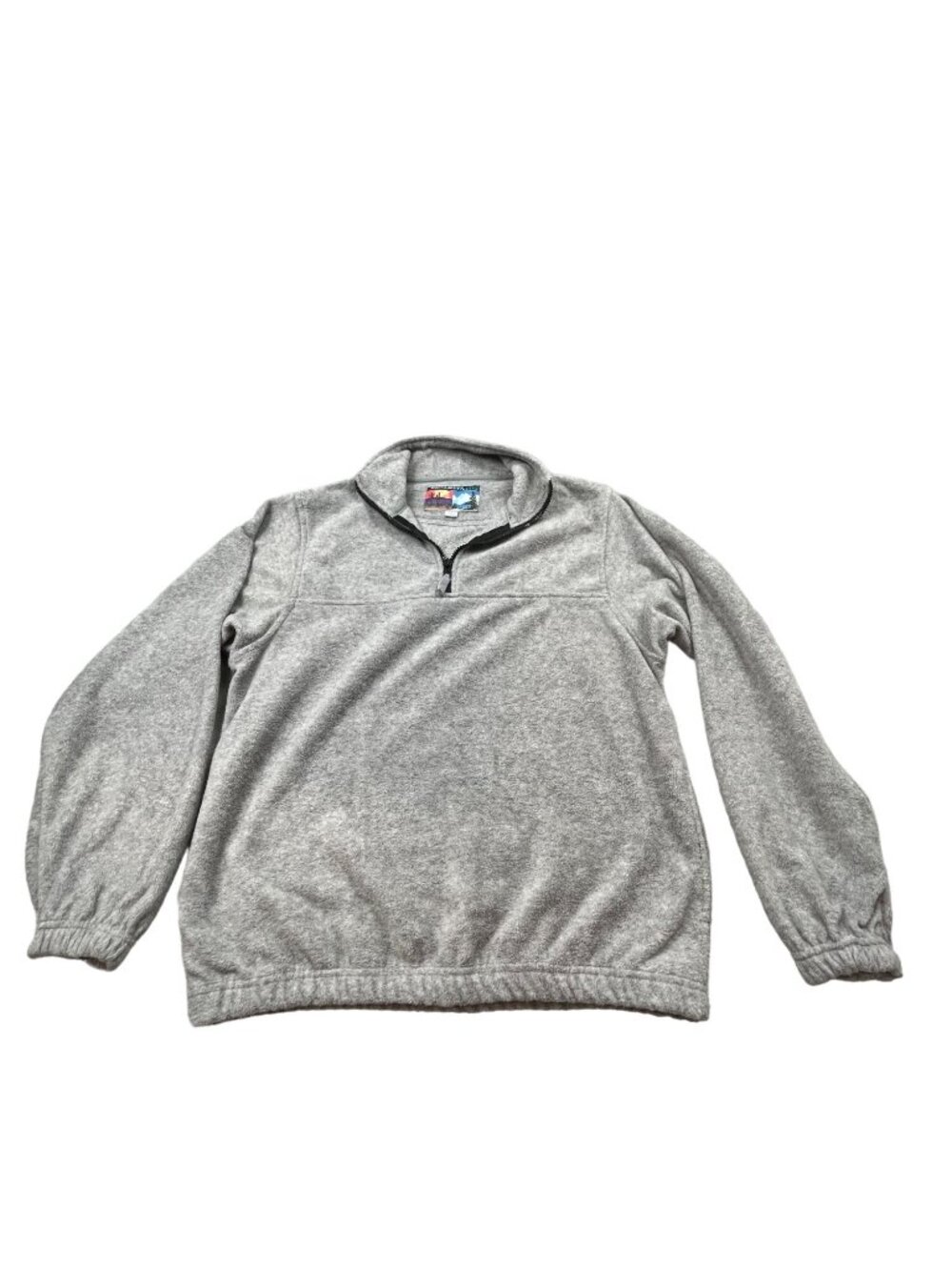 Sierra Pacific Outdoors Jacket Womens Small Gray Fleece Pullover Quarter-Zip